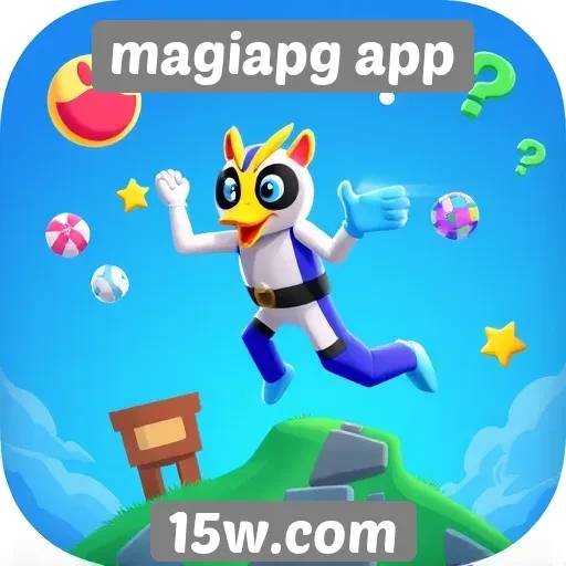 Exploração dos jogos disponíveis no magiapg app