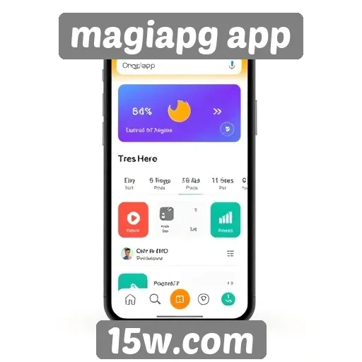 Interface do Magiapg app é fácil de navegar