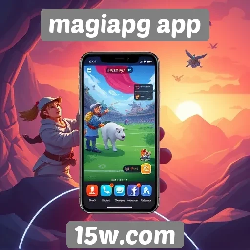 Características principais do magiapg app para jogadores