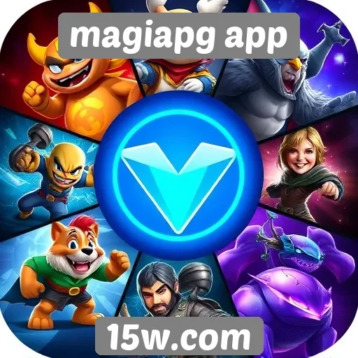 Visão geral dos jogos disponíveis no Magiapg App